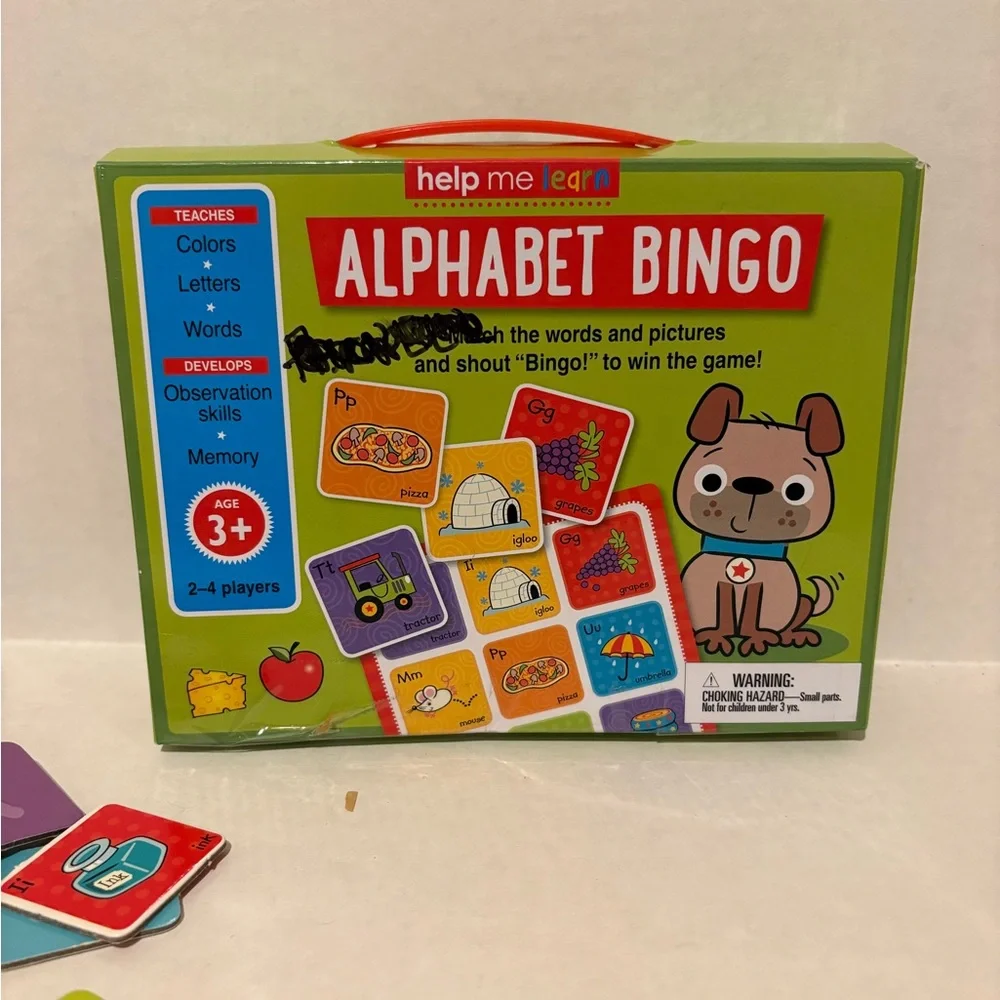 Alphabet Bingo Game - Green